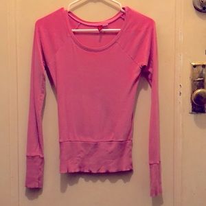 H&M Divided Pink Cotton Long Sleeved Shirt
